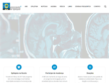 Tablet Screenshot of epilepsiabrasil.org.br